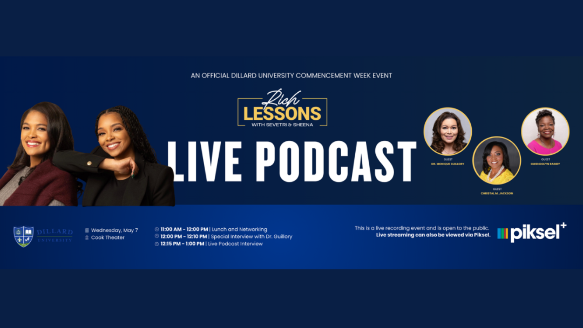 Live Podcast From Dillard University