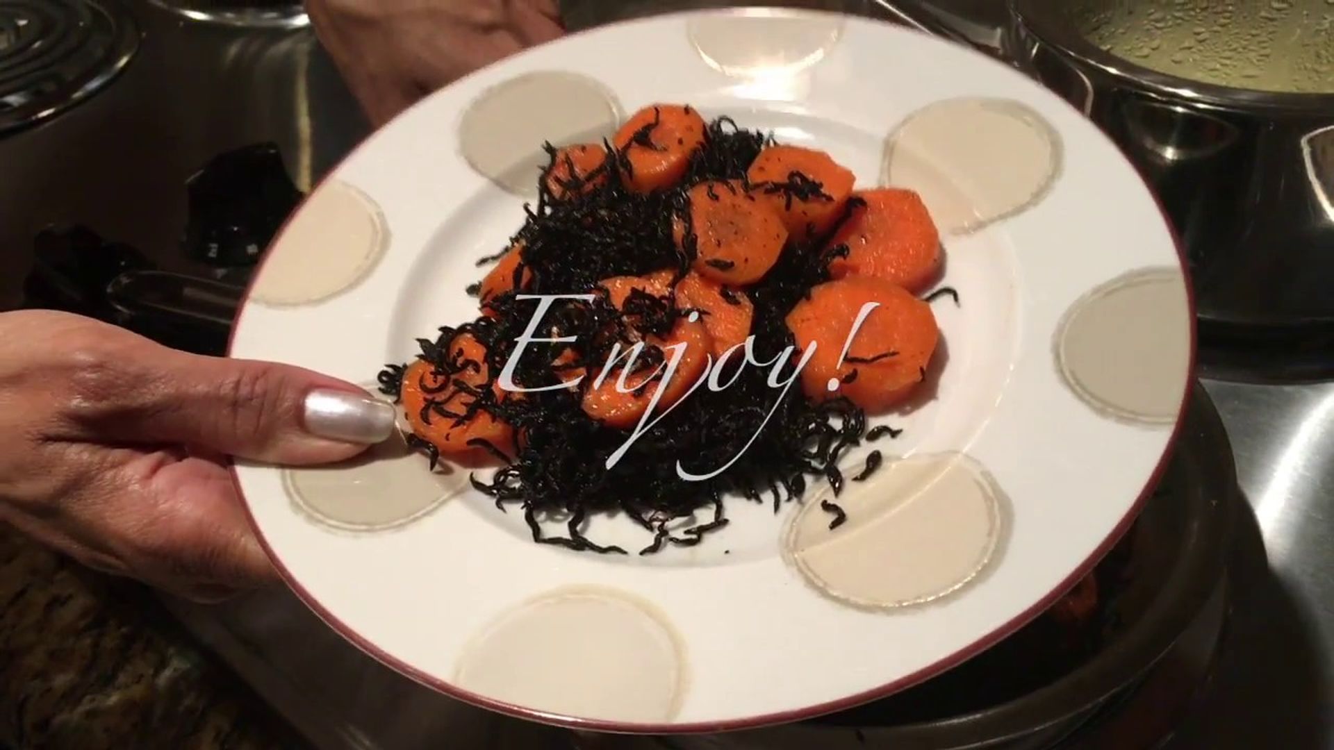 Sautéed Hiziki & Carrots