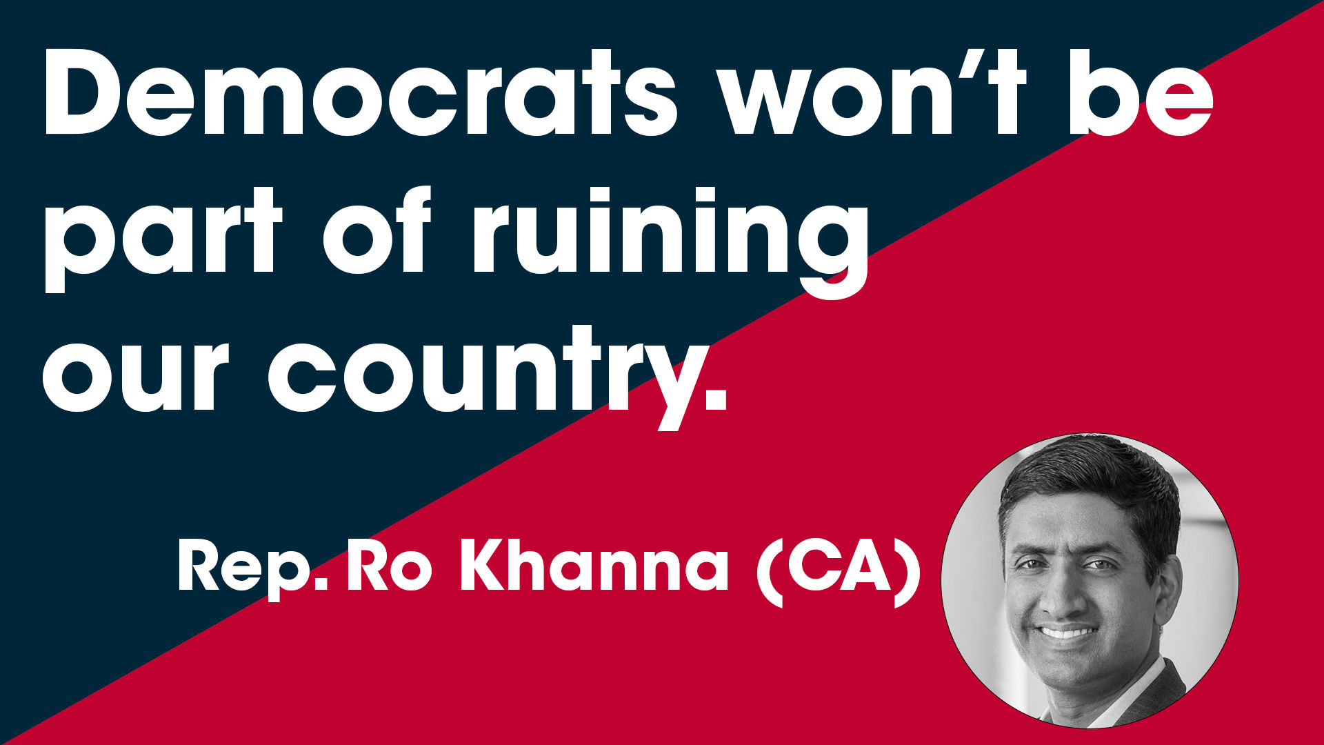 Rep. Ro Khanna (CA) on Epstein, Gaza, and the Cult of the Modern GOP