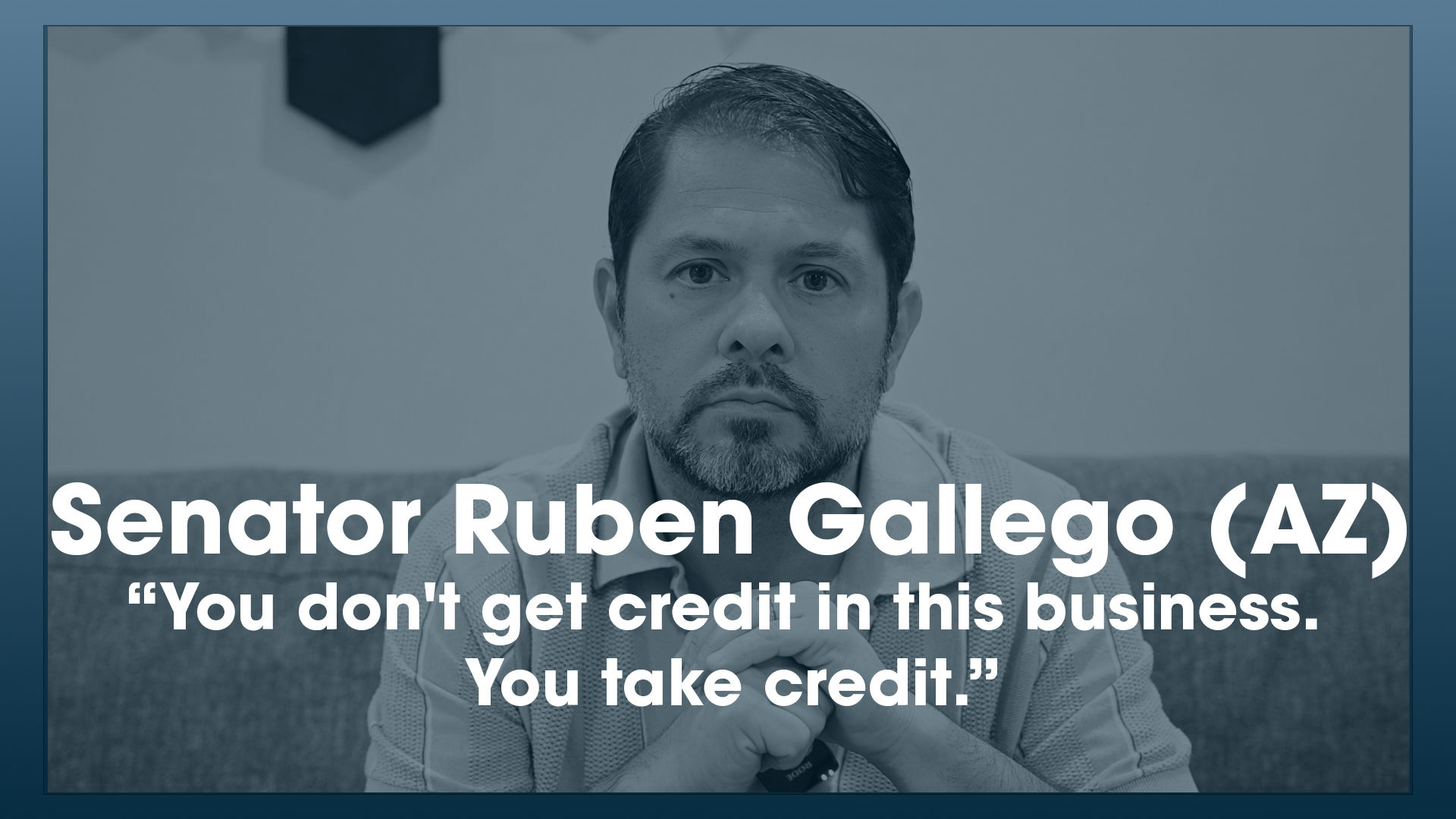 Senator Ruben Gallego (AZ) - On Veterans, Vibes, and Bringing Men Back Into the Fold