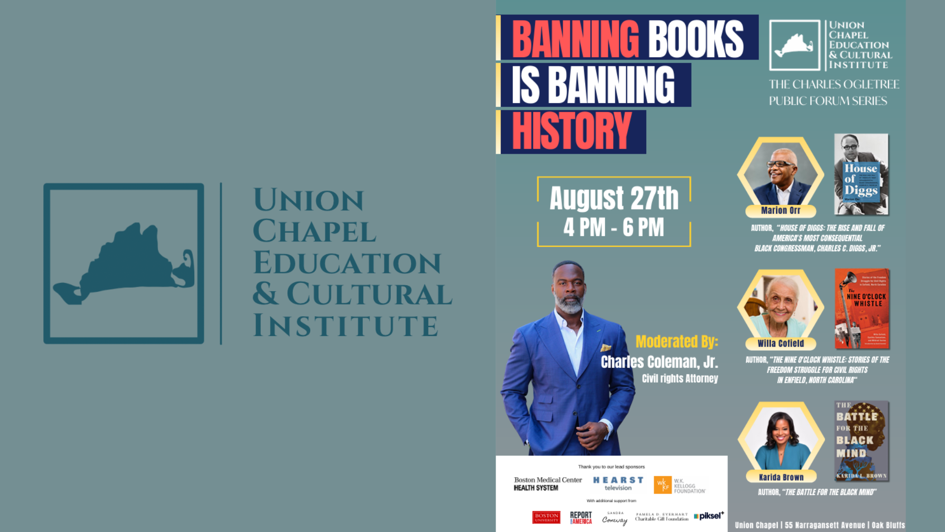Banning Books is Banning History - Aug. 27th, 4PM ET