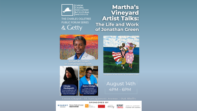 Martha's Vineyard Artist Talks: The Life And Work Of Jonathan Green - Aug. 14th, 4PM ET