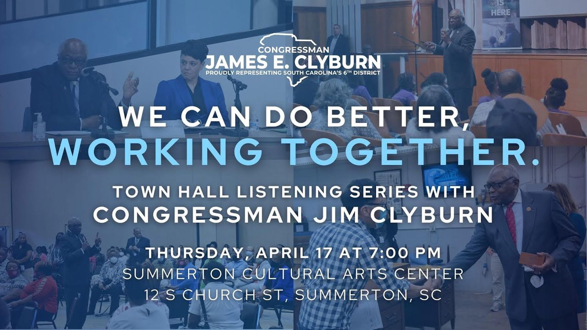 Congressman Jim Clyburn Congressional Town Hall – Summerton, SC